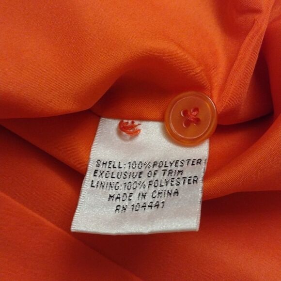 Stella Louise beaded red one button jacket size 12 vintage - Picture 12 of 12